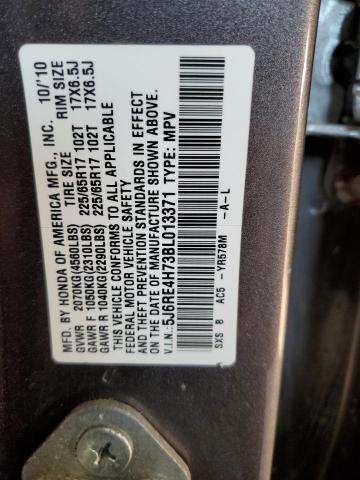 Photo 10 from auction – 2011 HONDA CR-V with VIN 5J6RE4H73BL013371