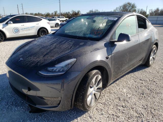 Photo 2 from auction – 2021 TESLA MODEL Y with VIN 5YJYGDEEXMF188656