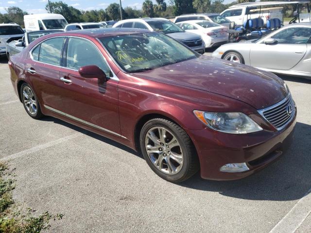 LEXUS LS 460 2008 with VIN JTHBL46F385073847 - Photo from auction