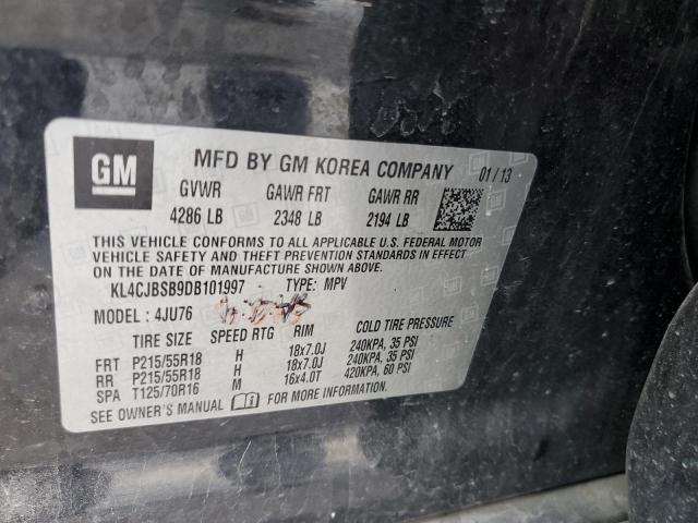 Photo 10 from auction – 2013 BUICK ENCORE CON with VIN KL4CJBSB9DB101997