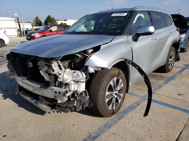 Photo 2 from auction – 2020 TOYOTA HIGHLANDER with VIN 5TDGZRBH8LS501201