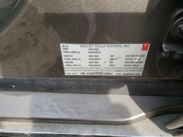Photo 10 from auction – 2019 TESLA MODEL S with VIN 5YJSA1E25GF128641