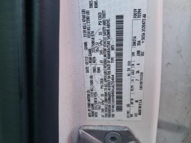 Photo 10 from auction – 2013 FORD ESCAPE SEL with VIN 1FMCU0H95DUA70494