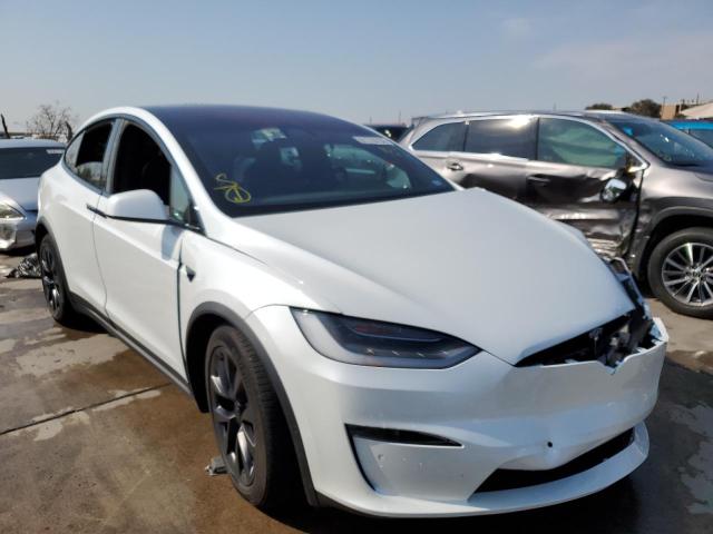 TESLA MODEL X 2022 with VIN 7SAXCBE65NF351173 - Photo from auction