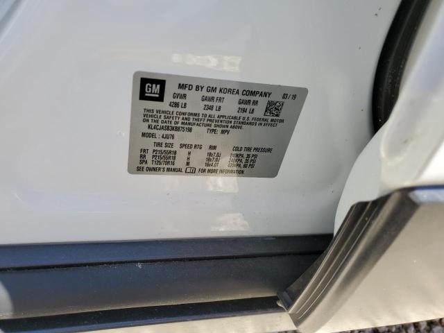 Photo 10 from auction – 2019 BUICK ENCORE PRE with VIN KL4CJASB3KB875198