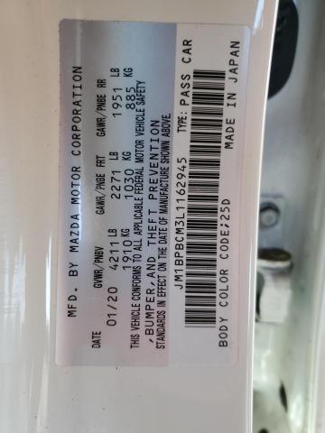 Photo 10 from auction – 2020 MAZDA 3 SELECT with VIN JM1BPBCM3L1162945