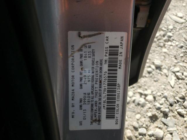 Photo 10 from auction – 2013 MAZDA 3 I with VIN JM1BL1L79D1776576