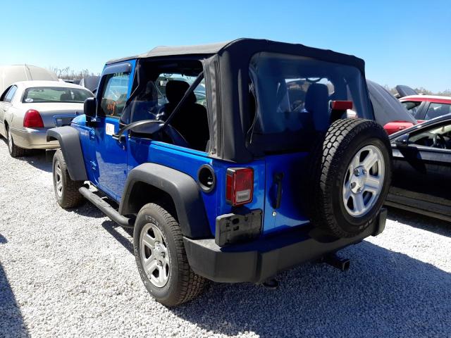 Photo 3 from auction – 2016 JEEP WRANGLER S with VIN 1C4AJWAG6GL308962