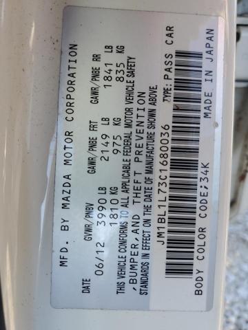 Zdjęcie 10 z aukcji – 2012 MAZDA 3 I z VIN JM1BL1L73C1680036