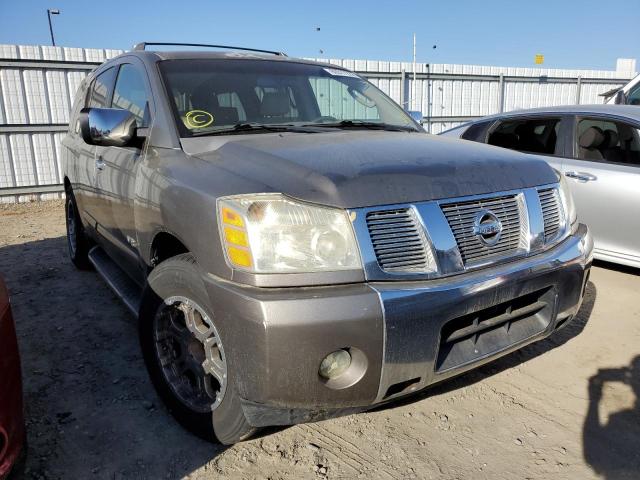 NISSAN ARMADA SE 2007 with VIN 5N1BA08AX7N705447 - Photo from auction