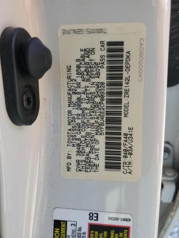 Photo 10 from auction – 2012 TOYOTA COROLLA with VIN 5YFBU4EE2CP009320