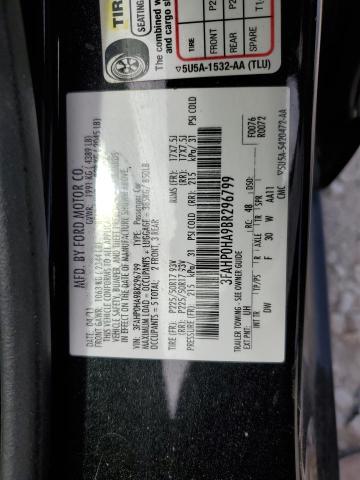 Photo 10 from auction – 2011 FORD FUSION SE with VIN 3FAHP0HA9BR296799
