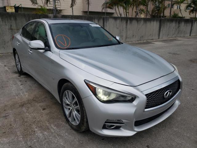 INFINITI Q50 BASE 2017 with VIN JN1CV7AR1HM681765 - Photo from auction