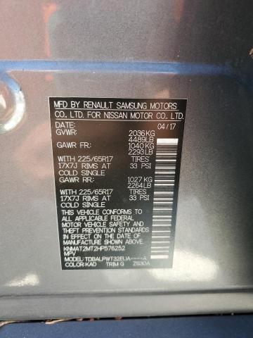 Photo 10 from auction – 2017 NISSAN ROGUE S with VIN KNMAT2MT2HP576252