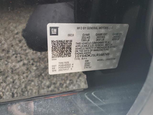 Photo 10 from auction – 2020 CADILLAC ESCALADE P with VIN 1GYS4DKJ1LR168749