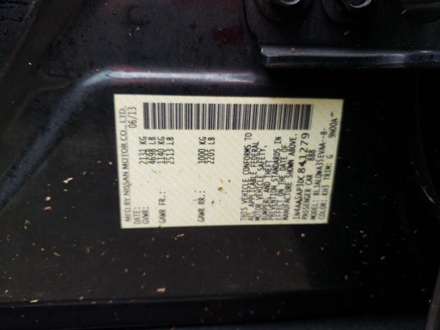 Photo 10 from auction – 2013 NISSAN MAXIMA S with VIN 1N4AA5AP3DC841279
