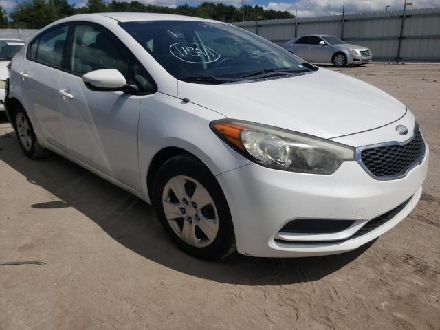 KIA FORTE LX 2014 with VIN KNAFK4A65E5063021 - Photo from auction