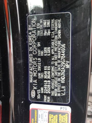 Photo 10 from auction – 2016 KIA SOUL with VIN KNDJN2A29G7844606