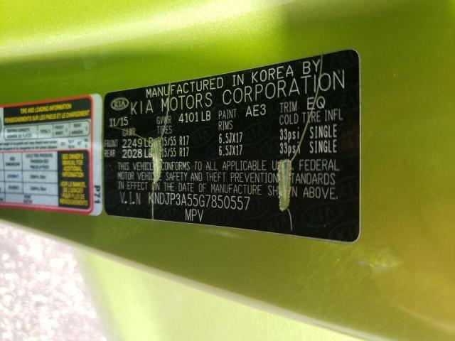 Photo 10 from auction – 2016 KIA SOUL + with VIN KNDJP3A55G7850557