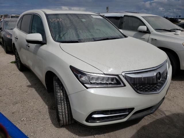 ACURA MDX TECHNO 2016 with VIN 5FRYD3H4XGB010965 - Photo from auction