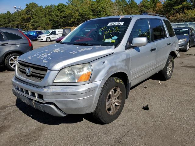 Photo 2 from auction – 2005 HONDA PILOT EXL with VIN 2HKYF18635H512037