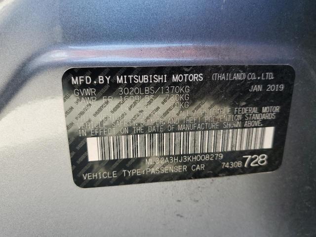 Photo 10 from auction – 2019 MITSUBISHI MIRAGE ES with VIN ML32A3HJ3KH008279