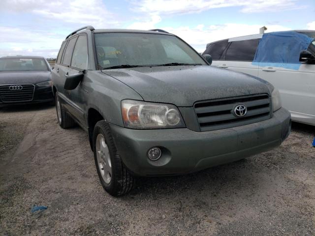 TOYOTA HIGHLANDER 2005 with VIN JTEEP21A250072552 - Photo from auction