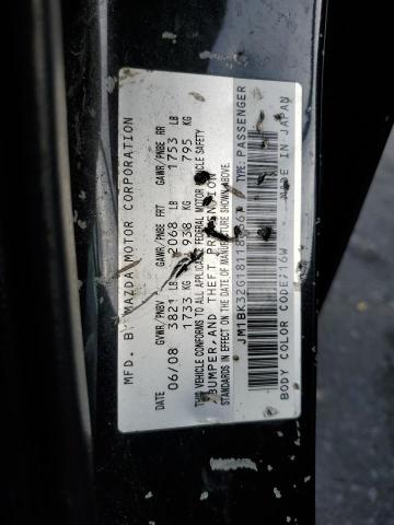 Photo 10 from auction – 2008 MAZDA 3 I with VIN JM1BK32G181186667