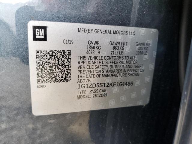 Photo 10 from auction – 2019 CHEVROLET MALIBU LT with VIN 1G1ZD5ST2KF164486