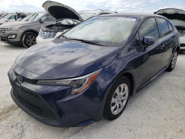 Photo 2 from auction – 2021 TOYOTA COROLLA LE with VIN JTDEPMAE4MJ164760