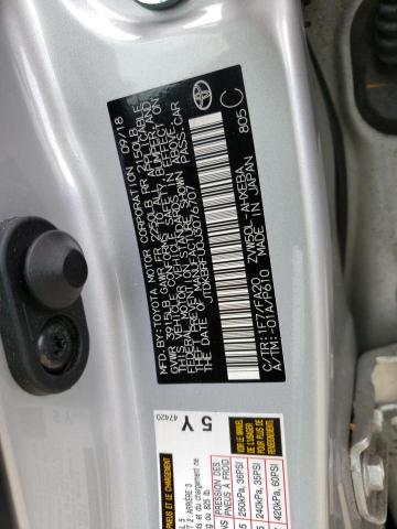 Photo 10 from auction – 2018 TOYOTA PRIUS with VIN JTDKBRFU0J3076707