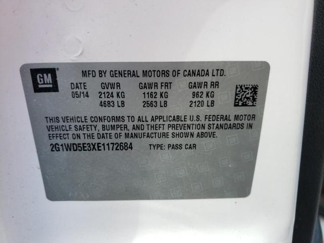 Photo 10 from auction – 2014 CHEVROLET IMPALA LIM with VIN 2G1WD5E3XE1172684