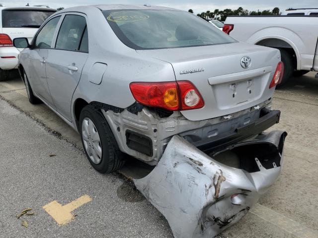 Photo 3 from auction – 2009 TOYOTA COROLLA BA with VIN JTDBL40E299087959
