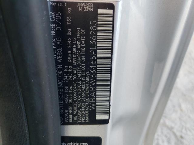 Photo 10 from auction – 2005 BMW 325 CI with VIN WBABW33465PL36285