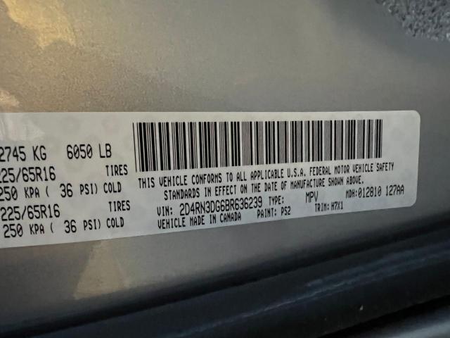 Photo 10 from auction – 2011 DODGE GRAND CARA with VIN 2D4RN3DG6BR636239