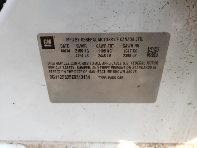Photo 10 from auction – 2014 CHEVROLET IMPALA LT with VIN 2G1125S35E9313134