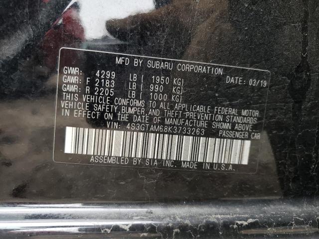 Photo 10 from auction – 2019 SUBARU IMPREZA SP with VIN 4S3GTAM68K3733263