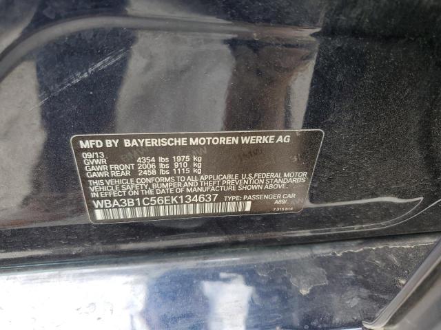 Photo 10 from auction – 2014 BMW 320 I with VIN WBA3B1C56EK134637