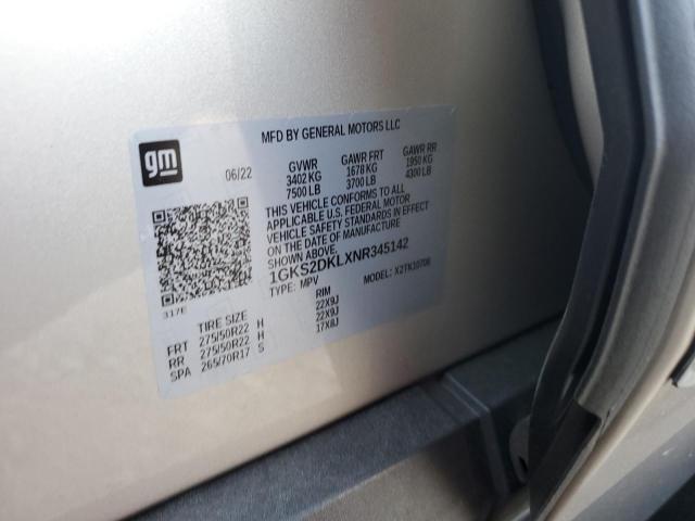 Photo 10 from auction – 2022 GMC YUKON DENA with VIN 1GKS2DKLXNR345142