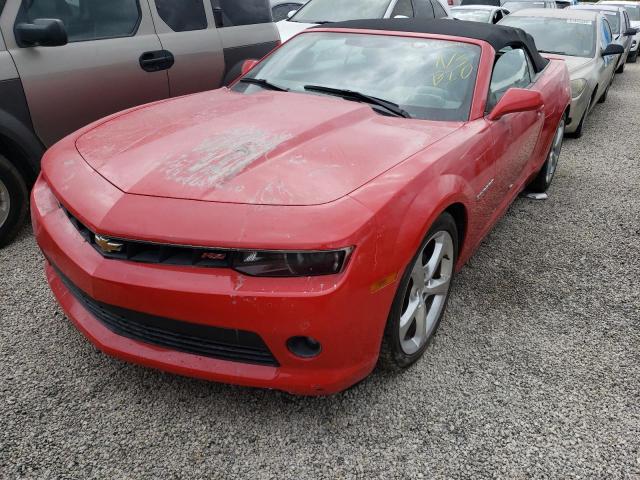 Photo 2 from auction – 2015 CHEVROLET CAMARO LT with VIN 2G1FF3D37F9268100