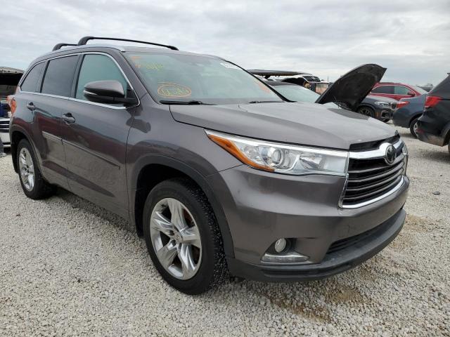 TOYOTA HIGHLANDER 2014 with VIN 5TDDKRFH5ES048823 - Photo from auction