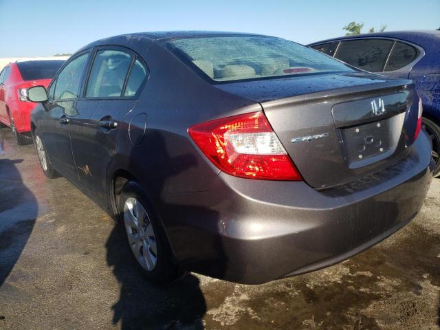 Photo 3 from auction – 2012 HONDA CIVIC LX with VIN 19XFB2F52CE328762
