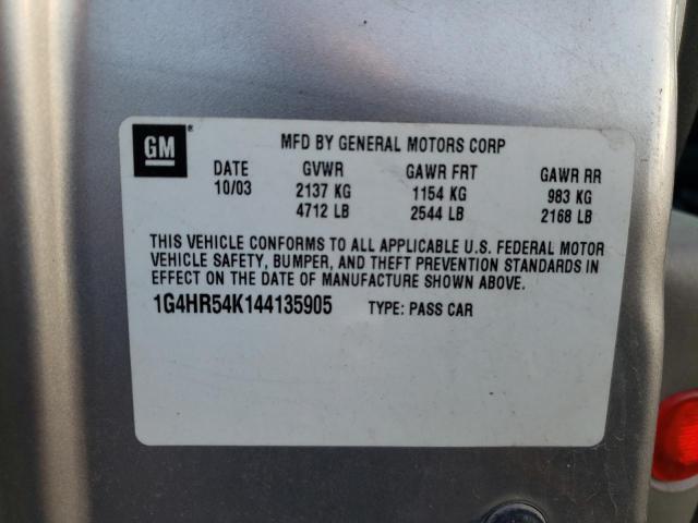 Photo 10 from auction – 2004 BUICK LESABRE LI with VIN 1G4HR54K144135905