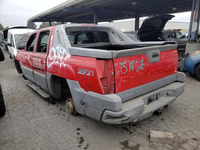Photo 3 from auction – 2002 CHEVROLET AVALANCHE with VIN 3GNEK13T12G262997