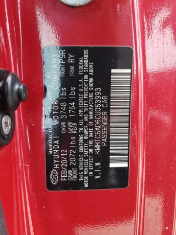 Photo 10 from auction – 2012 HYUNDAI VELOSTER with VIN KMHTC6AD6CU063993