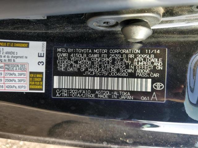 Photo 10 from auction – 2015 TOYOTA SCION TC with VIN JTKJF5C75FJ004680