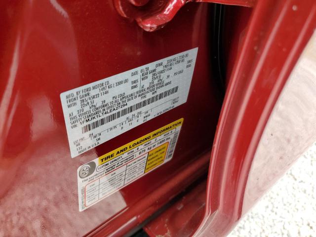Photo 10 from auction – 2020 FORD EXPEDITION with VIN 1FMJK1LT4LEA27294