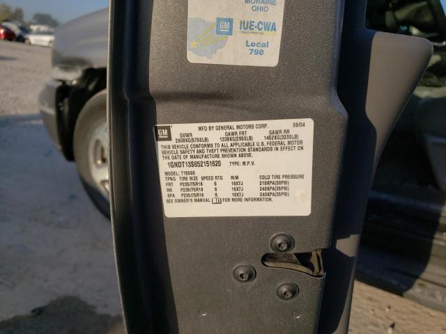 Photo 10 from auction – 2005 CHEVROLET TRAILBLAZE with VIN 1GNDT13S652151620