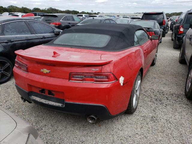 Photo 4 from auction – 2015 CHEVROLET CAMARO LT with VIN 2G1FF3D37F9268100