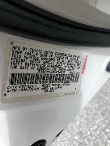 Photo 10 from auction – 1999 LEXUS ES 300 with VIN JT8BF28G8X0214957